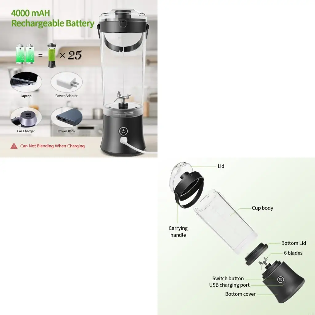 

Тихая работа, портативный блендер, соковыжималка, устройства для приготовления сока, подходящие для семейного использования, и