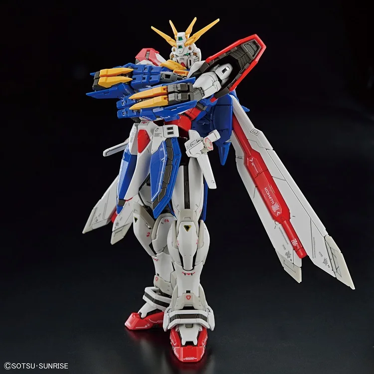 In Stock BANDAI RG 1/144 GOD GUNDAM Mobile Fighter G Gundam Anime Action Figures Toys Gift For Boys Kids