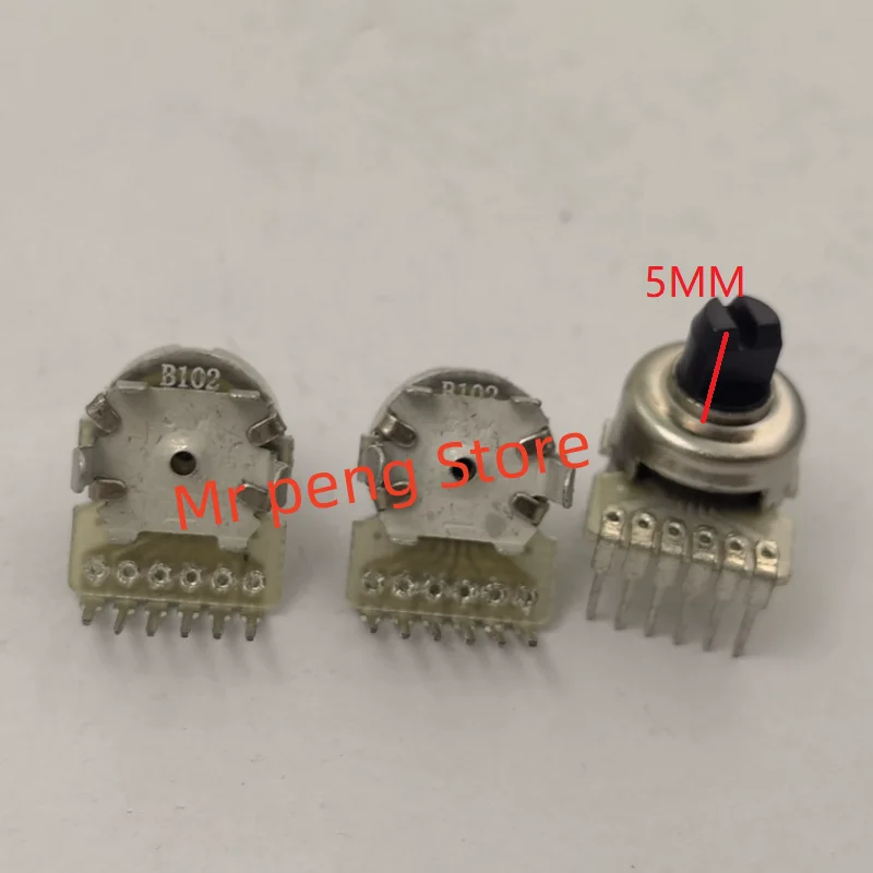 

3pcs for Siberian S21 headphone RK1212G vertical dual potentiometer B102 B1K handle 5MMF booster