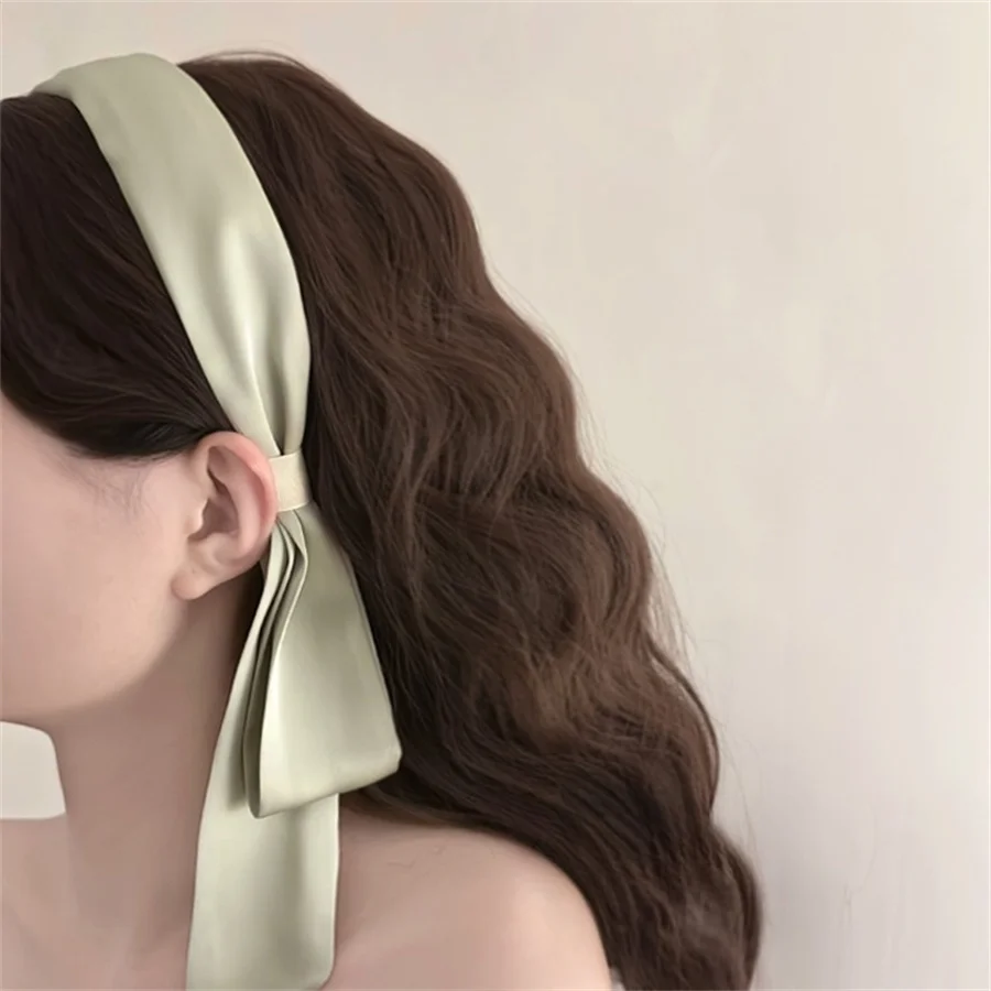 New Fashionable Ribbon Integrated Headband Women's Girls Bohemian Hairband Headband Daily Wear Headwear Hair Accessories gift