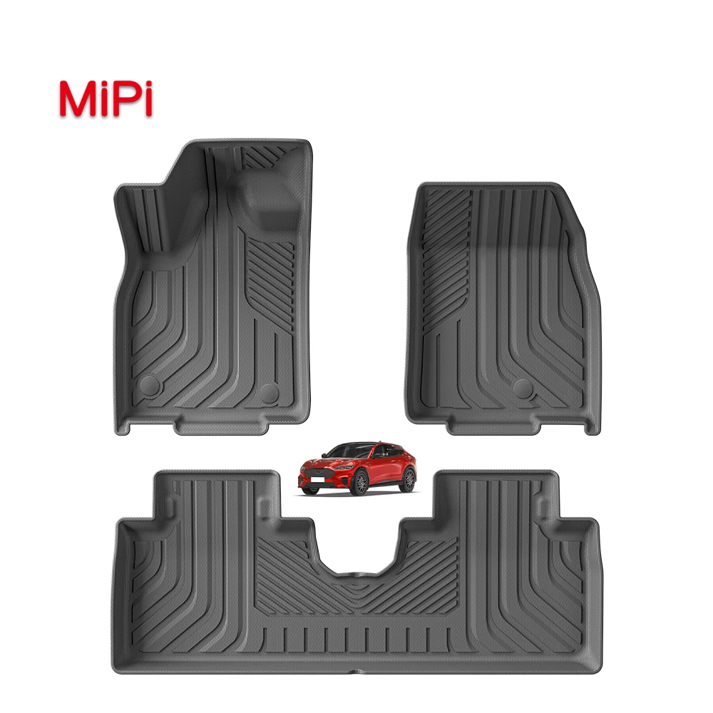 High Quality Car Floor Mat for Ford Mustang Mach-E 2021 TPE 3D Car Mats Waterproof Non-slip Carpet Car Foot Mat