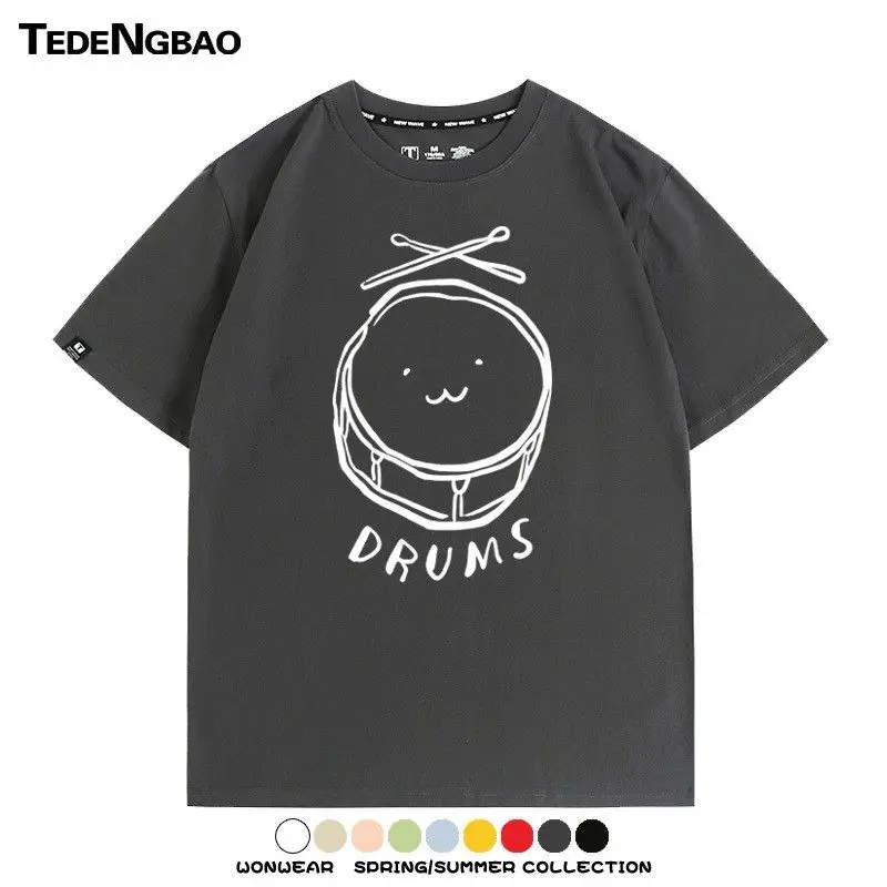 Anime Girls Band Cry SUBARU AWA Same Print T-shirt Cosplay Costume Summer Tee Short Sleeve Tops for Women Men Summer Clothing