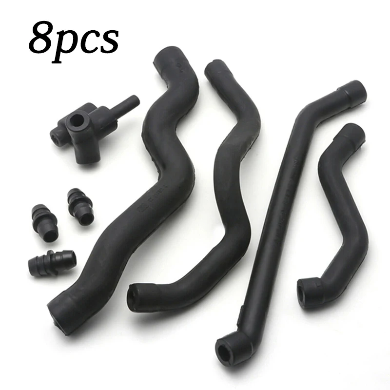 

8pcs Car Crankcase Ventalation for Mercedes-Benz C240 C280 C32 C320 C43 Air Intake Breather Hose Kit Hight Quality Auto Parts