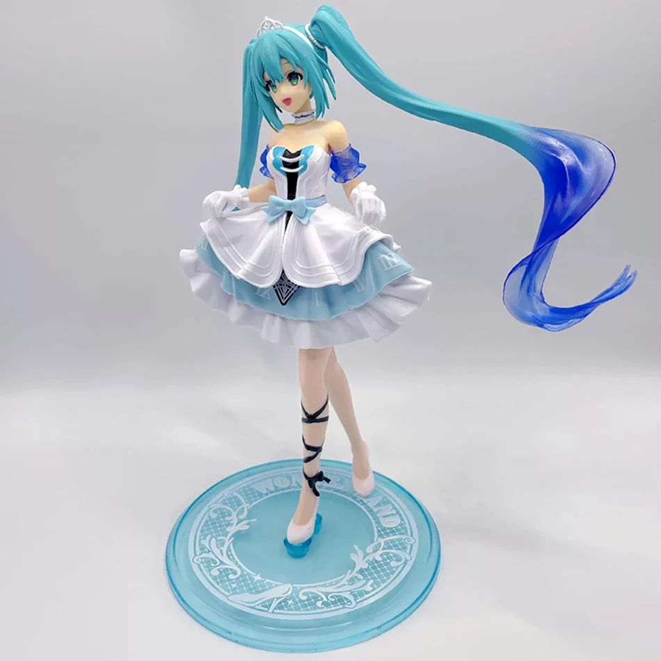 11-20CM 하츠네 미쿠 X Cinnamoroll 피규어 애니메이션 소장 모델 장식 장식 어린이 생일 크리스마스 카와이 Gif