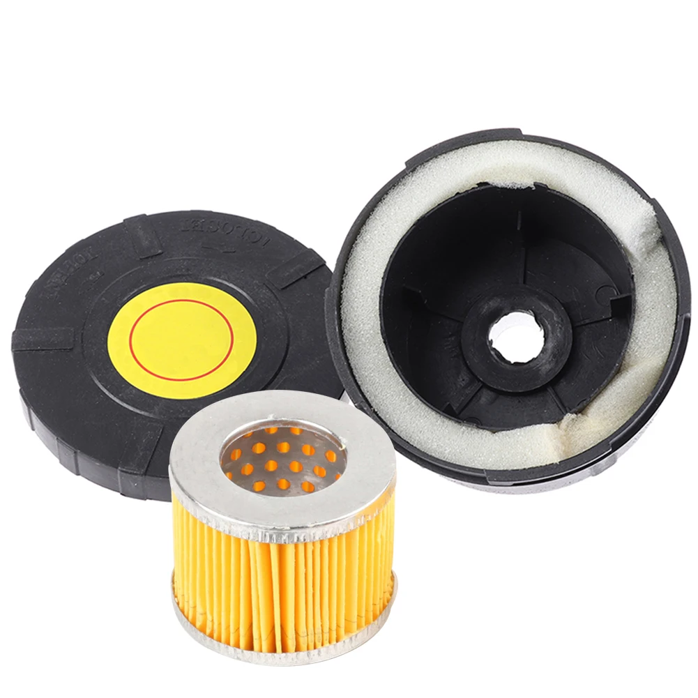 Intake Muffler Filter Assembly for Air Compressors Featuring 25/32mm Thread Mounting and Sound Dampening Design