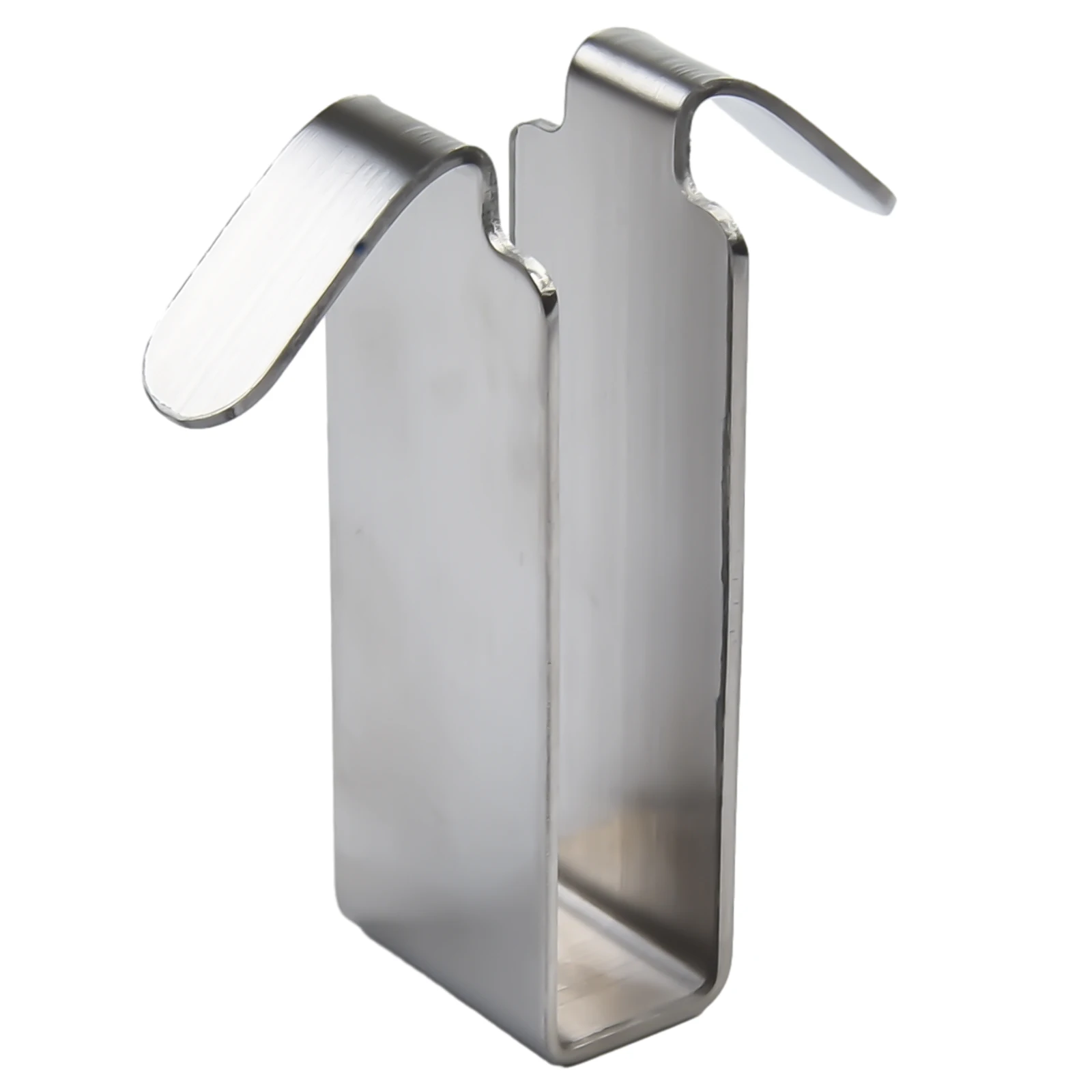 Stainless Steel Punch Free Hook 7*2.6cm Wall Hooks Bathroom Shower Door Towel Hook Glass Door Hook Hanger Holder