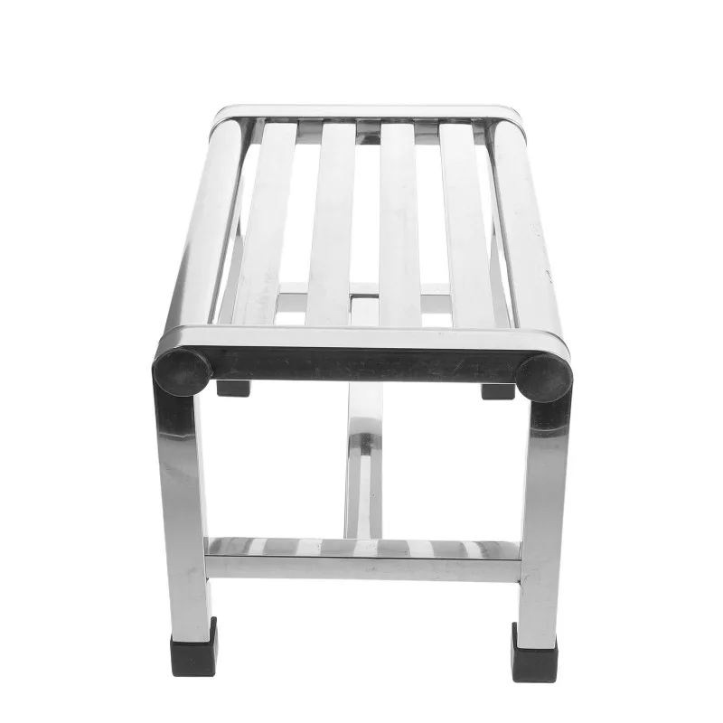 20Cm Stainless Steel Stool Ottomans Living Room Furniture Nordic Furniture Waterproof AntiSlip Small Bench Home Elderly Bathroom