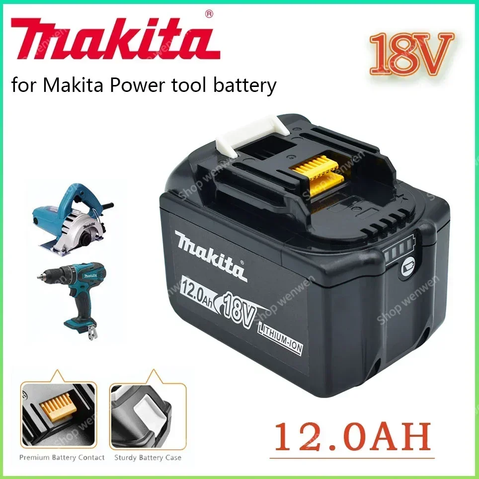 

Makita Replacement 18V 12.0Ah Battery BL1830 BL1830B BL1840 BL1840B BL1850 BL1850B RechargeableBattery indicateur LED