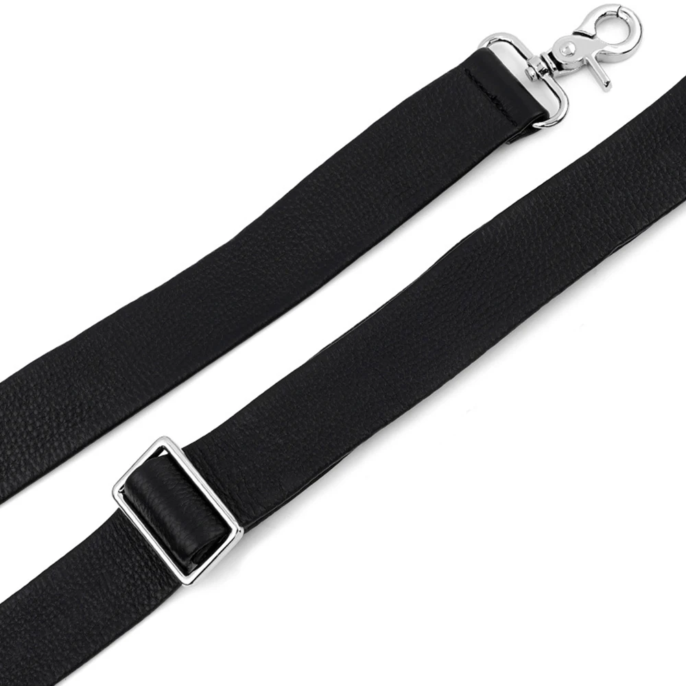 150cm Genuine Leather Shoulder Bag Strap Wide Handbag Belt Adjustable for Men Women Laptop Bags Replacement Handle Accessories