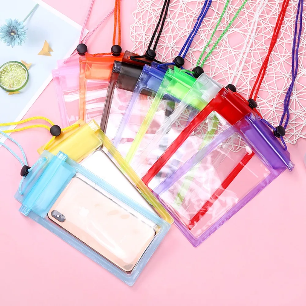 Swimming Diving Waterproof Phone Bag | Clear Touchscreen Dry Pouch for IPhone Samsung