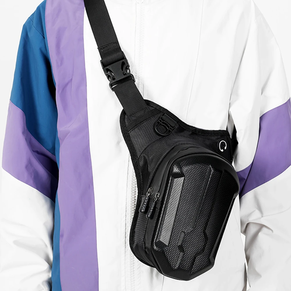 Motorcycle Drop Leg Side Bag Hard Shell Motorcycle Leg Bag Waterproof Multifunctional Mobile Phone Purse Riding Accessories