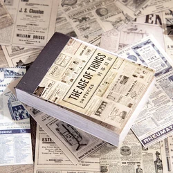 JIANQI 50 pcs Scrapbooking Adhesive Diy Stickers Vintage INS Stickers Book for Decorative Diary Album Junk Journal Supplies