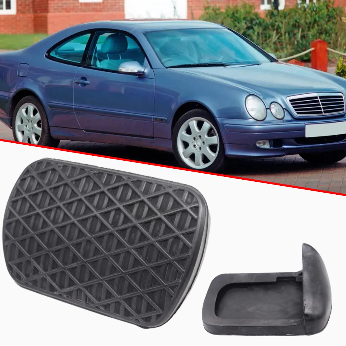 

Automatic Brake Pedal Rubber Pad Cover Replacement Spare Parts for Benz CLK C208 C209 A208 A209 200 220 230 240 270 280 320 350