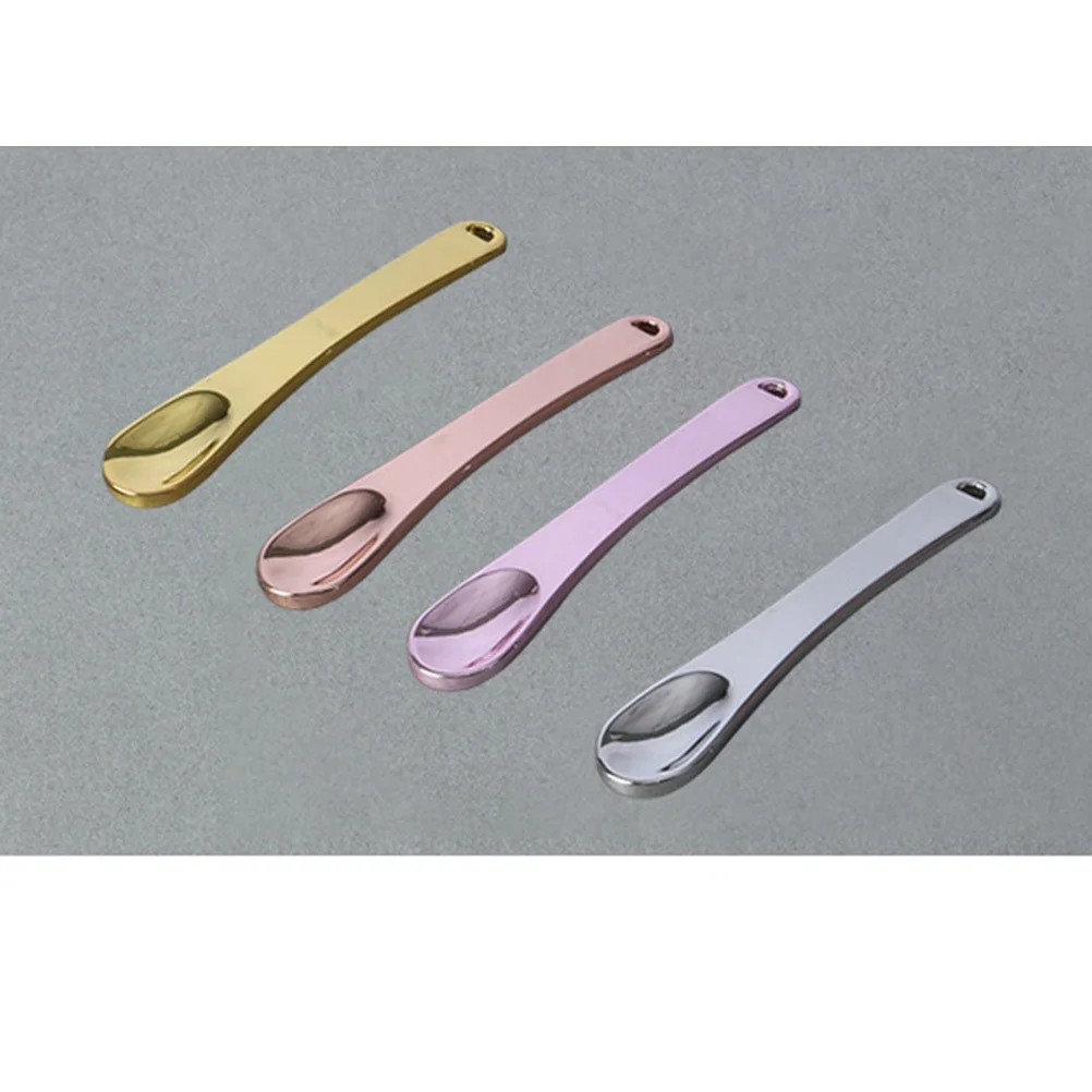 5 قطعة ملعقة كريم عين قسط المعادن الجمال مغرفة لخلط قناع الوجه غسول مرطب المدمجة السفر أداة العناية بالبشرة