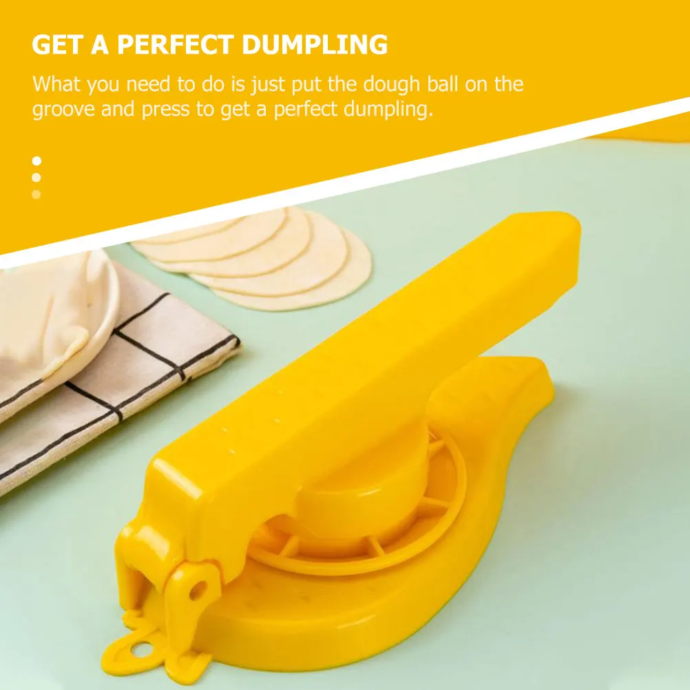 

Pastry Wrapper Mold Plastic Dough Presser for Perfect Dumpling Efficient Time Saving Dumpling Skin Wrapper