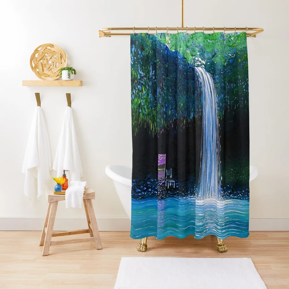 

The Spot Shower Curtain Shower Bathroom Shower Waterproof Funny Curtain