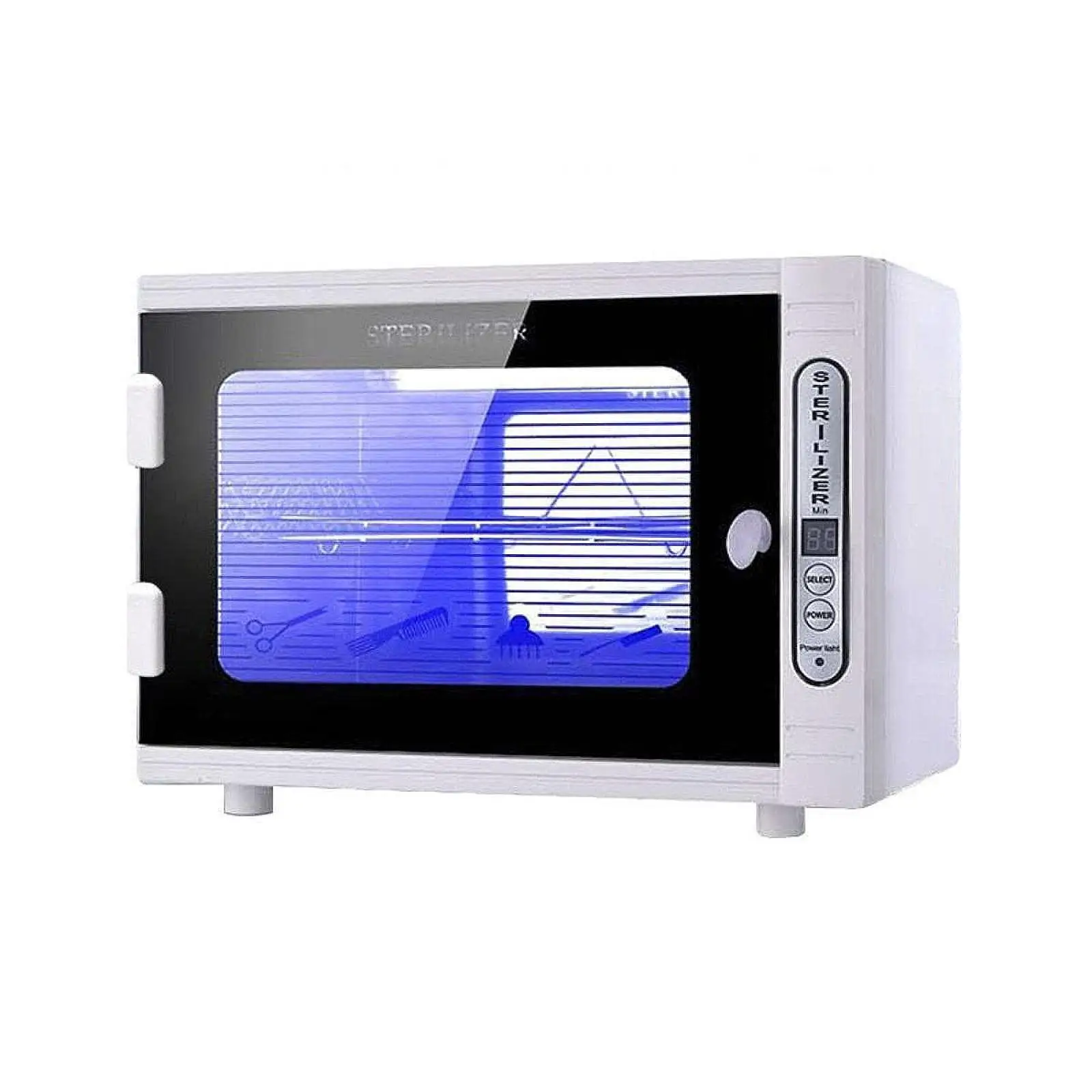 ตู้ทําความสะอาดเครื่องมือทําเล็บ 12L Sanitizer Box ทําความสะอาดเล็บอเนกประสงค์สําหรับความงามกรรไกรตัดเล็บสปา