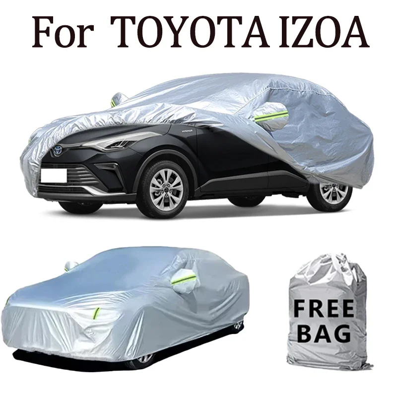 

For TOYOTA IZOA Car Cover Outdoor Protection Covers Snow Sunshade Waterproof Dustproof Exterior UV Car Accessories