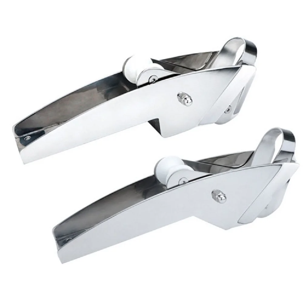 Anchor Bracket Towing Frame Yacht Anchor Lifter 316SS Sloped Straight Base Guide Bracket Marine Hardware for 5-150kg Anchor