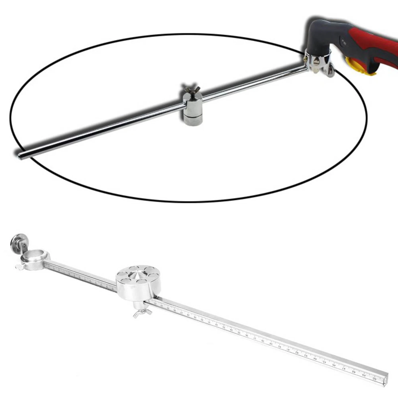

Torch Roller Stainless Steel Plasma Cutting Tool Accessories with Scale Ruler Fit for AG60/SG55 Cutting Torch