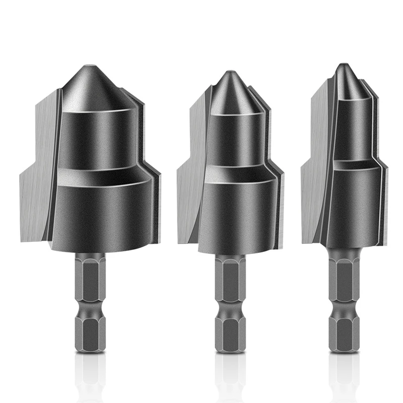 

A81M New Upgraded Alloy Lifting Drill PPR/TPR Water Pipe Repair Drill Bracket Pagoda Drill Bit Chamfering Tool 20/25/32Mm