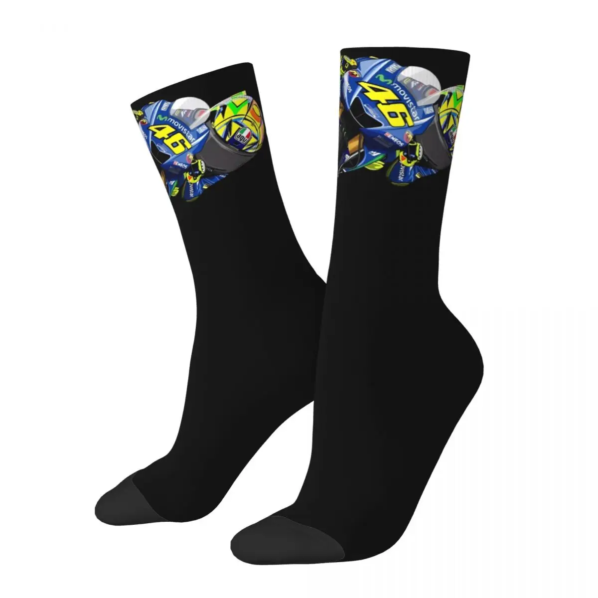 The Amazing Spaniard Racer Marquez 46 Men and Women printing Socks,Windproof Applicable throughout the year Dressing Gift