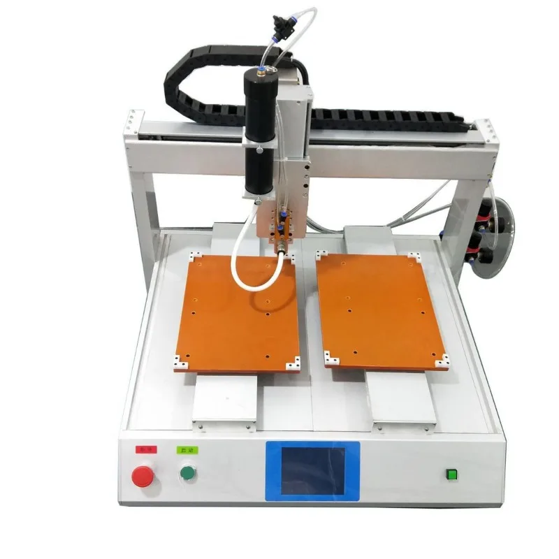 Double platform dispensing machine, double station double Y axis dispensing machine
