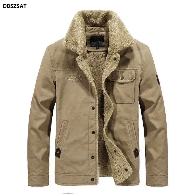 Military Jackets Tactical Men's Fashion Coat 2023 Winter Jacket Clothing Air Force Pilot Clothing Thickened Warm Male Jackets