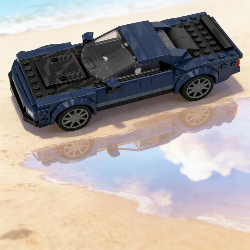 

261pcs MOC Dodge Challenger Alt City Champions Model Building Blocks Architecture Toy Christmas Gifts Idea Education Brick Kids