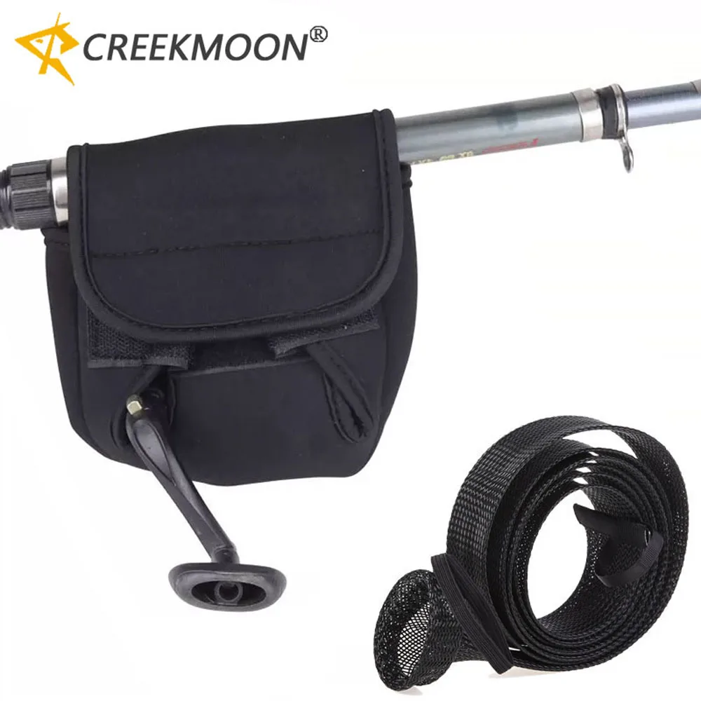 S/M/L Portable Fishing Reel Protective Bag Flexible Wheel Glove Cover for 1000 3000 5000 8000 Series Spinning Reel Lure Tackle