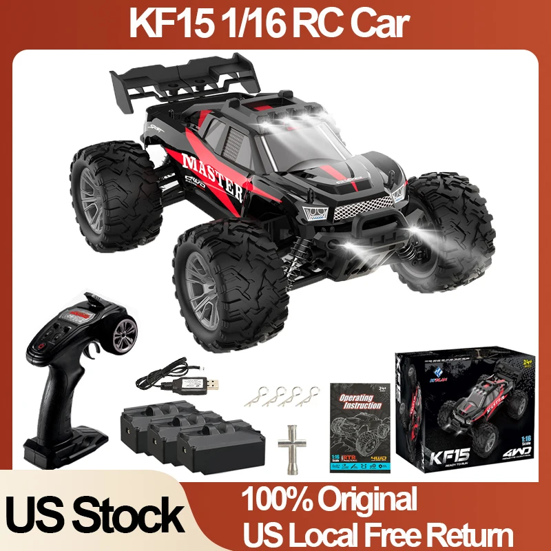 40KM/H عالية السرعة KF15 1:16 RC سيارة 2.4G شاحنة تعمل بجهاز التحكم عن بعد الكهربائية على الطرق الوعرة الانجراف سباق السيارات اللعب