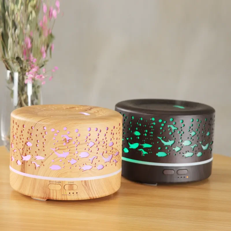 Creative Ocean World Hollow Aromatherapy Machine Wheat Ear Hollow Aromatherapy Machine Desktop Household Humidifier for Home