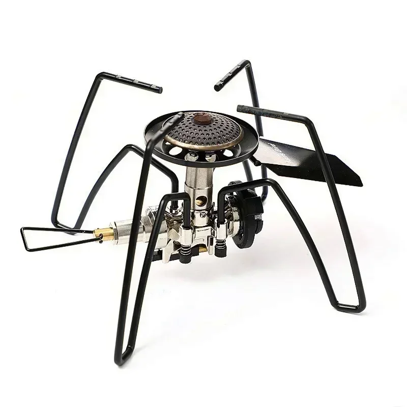 

Camping Gas Stove Tourist Burner Spider Stove Foldable Furnace Outdoor Hiking Picnic Cooking Equipment Supplies Survival