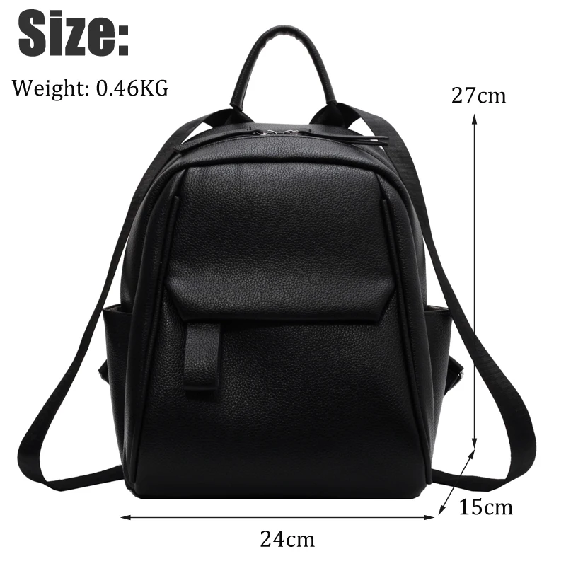 Imagem -06 - Mochila de Couro Multifunções para Mulheres Mini Bolsa Macia Bolsa de Ombro Pequena Feminina Senhoras Menina Fofa Designer Moda 2023