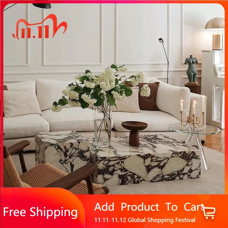 

Aesthetic Modern Coffee Table Decoration Designer High End Creativity Coffee Table Quality Center Mesas Bajas Patio Furniture