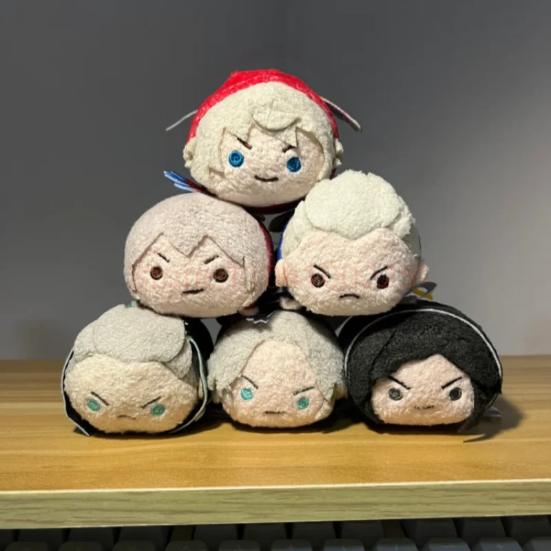 In Stock Game Vergil Nero Dante Cute Papa Series Cosplay Mini Soft Body Stuffed Pillow Figures Cute Keychain Toys Decor Gift
