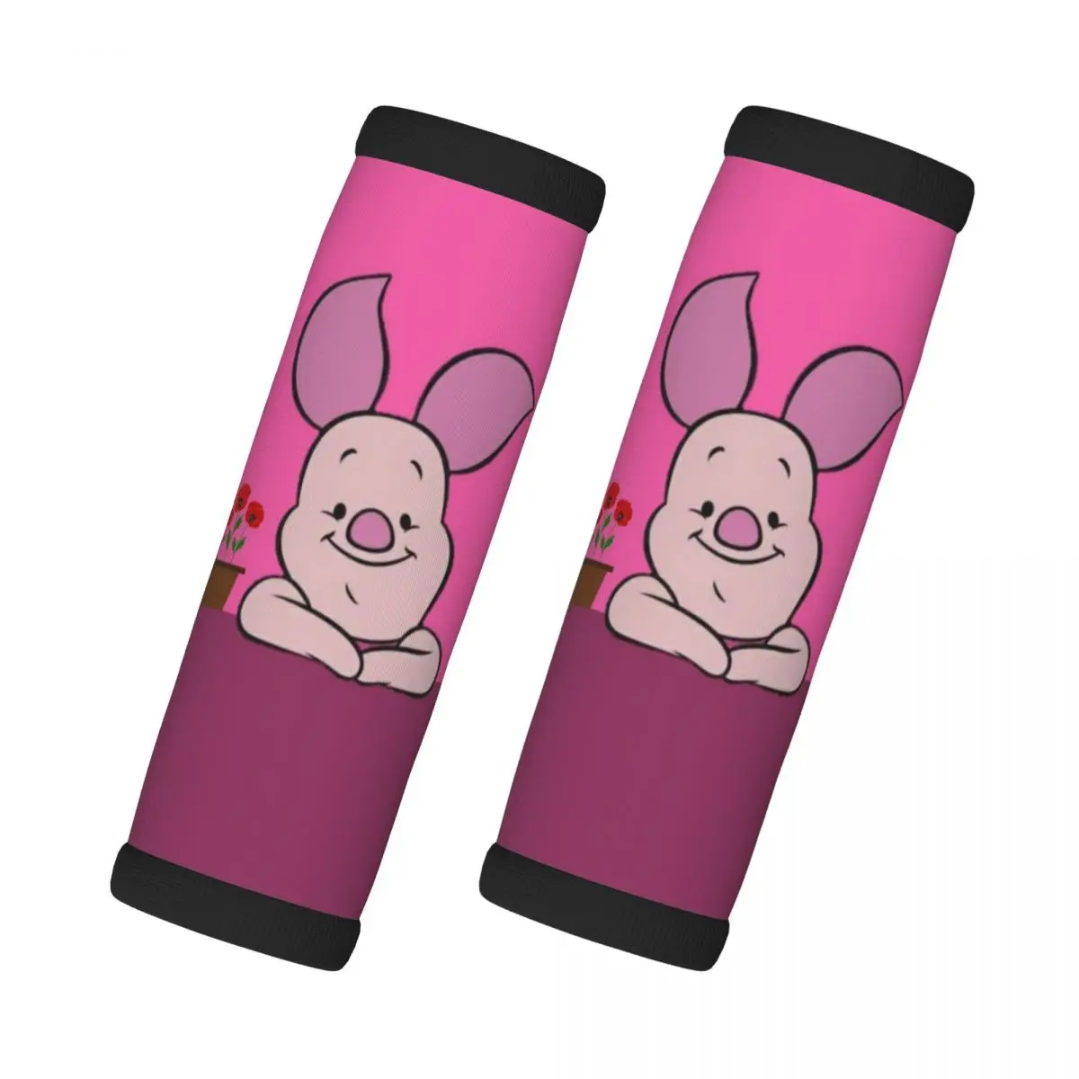 

Custom Piglets And Friends 2 Pcs Luggage Handle Wrap Refrigerator Handle Suitcases Travel Accessories