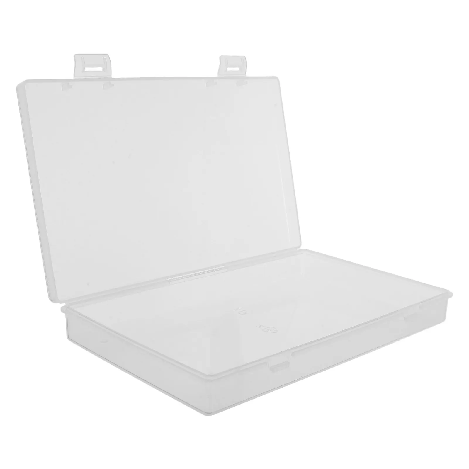 

Plastic Hardware Storage Box Double Buckle Clear Dimensions 6.9x4.1x1 Lidded Organizer for Nuts Bolts Screws Jewelry Craft