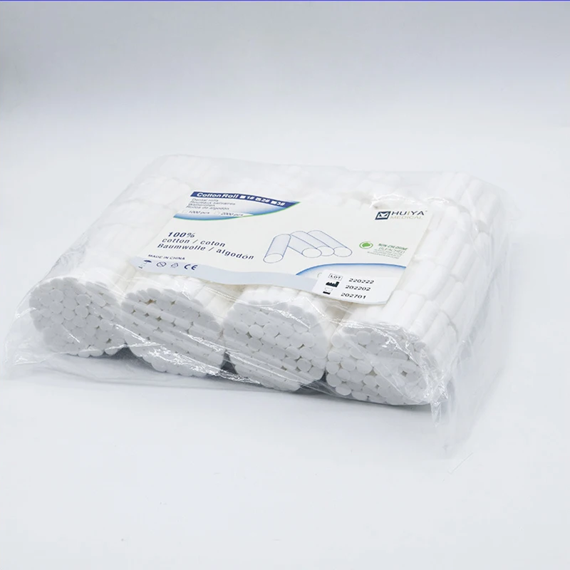 1000pcs/bag High Quality Dental Cotton Roll Dental Clinic Product 100% Cotton