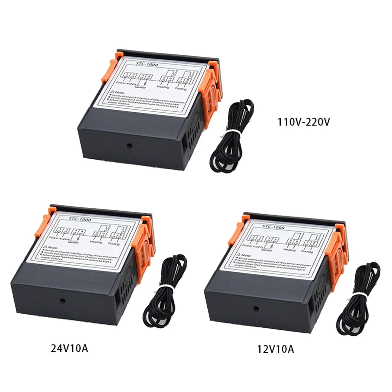 Temperature Controller Fit For Incubator Temperature Controller Thermoregulator Relay Heating Cooling DC24V