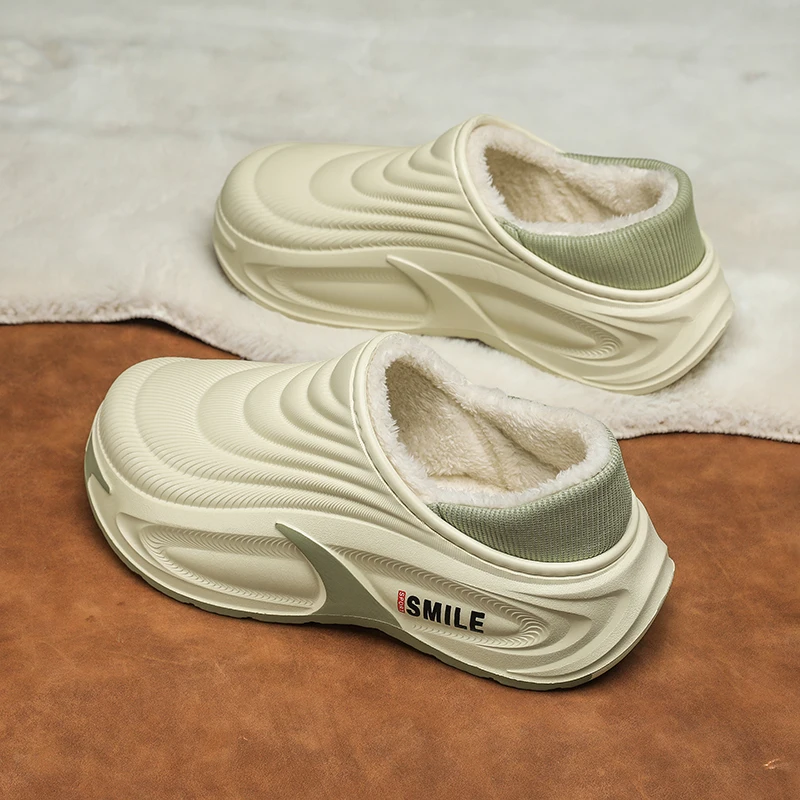 Pantofole in cotone da uomo alla moda nuove invernali scarpe calde da esterno scarpe da cuoco per interni uomo donna pantofole calde in peluche da casa impermeabili