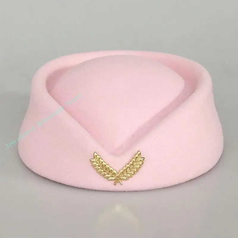 

R7UF Flight Attendant Hat Women Stewardess Caps for Performances Cosplay Costume