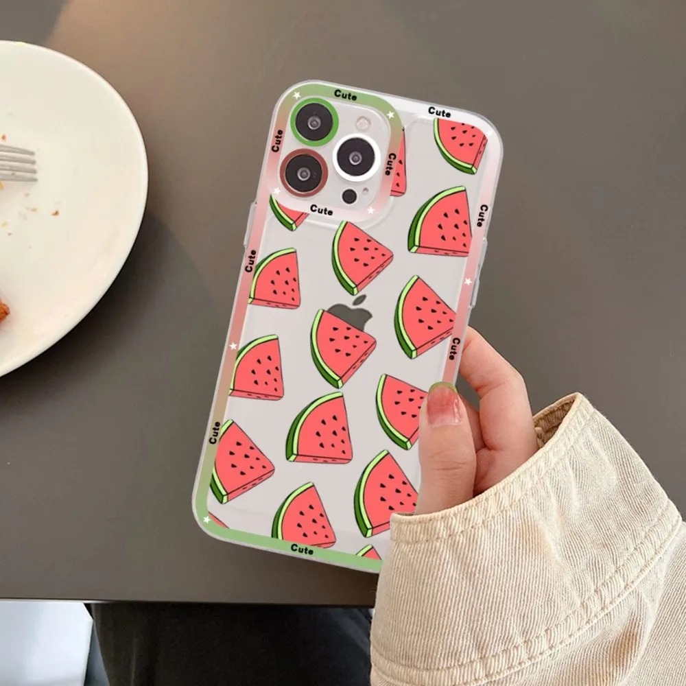 Watermelon fruit Phone Case For Samsung S 20 S 21 S 22 S 23 lite plus ultra Mobile Cover