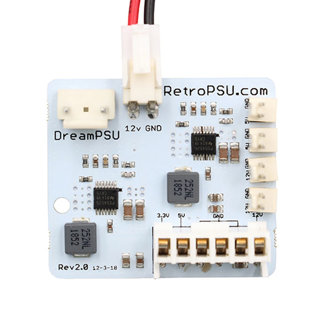 Płytka zasilająca DreamPSU Rev2.0 12V do konsoli do gier SEGA DreamCast - zamiennik