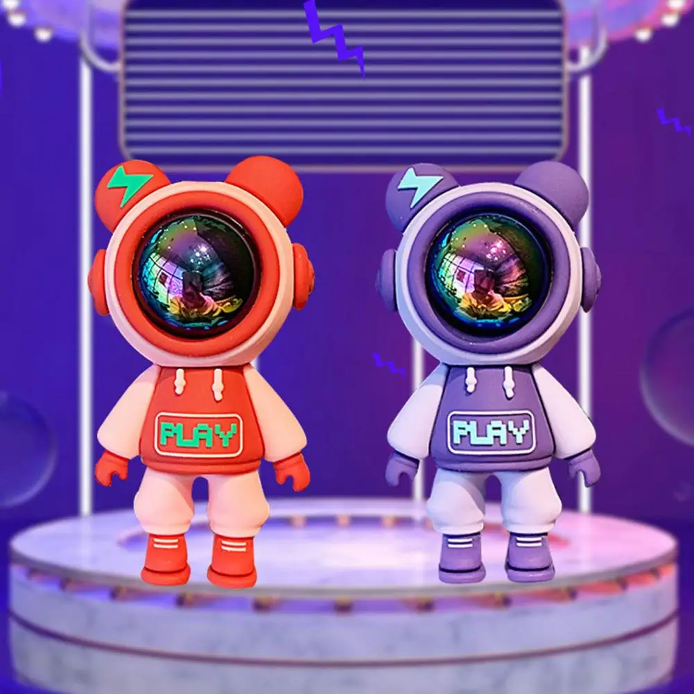 Colorful Bear Keychain Handmade DIY Tassels PVC Cute Backpack Pendant Car Backpack Key Chain Pendant Jewelry Accessories