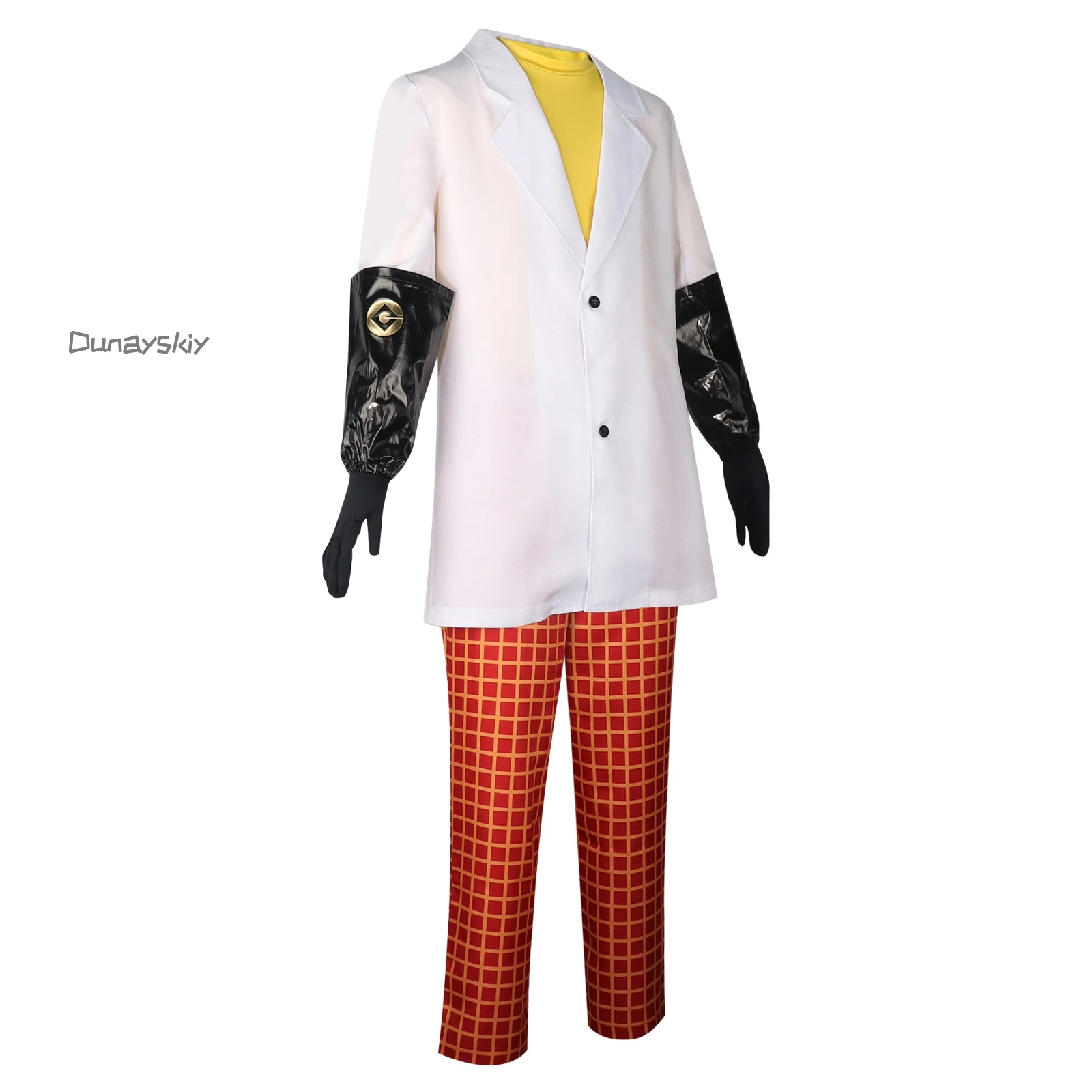 Anime Nefario Cosplay Dr Cosplay hombre Nefario Doctor juego disfraz uniforme traje fiesta de Halloween traje de juego de rol