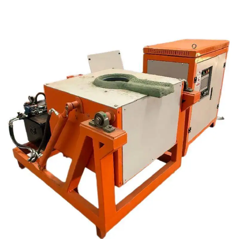 

20 кг, 30 кг, 50 кг, 100 кг Печь для плавления меди — среднечастотный индукционный нагрев и лабораторный вариант