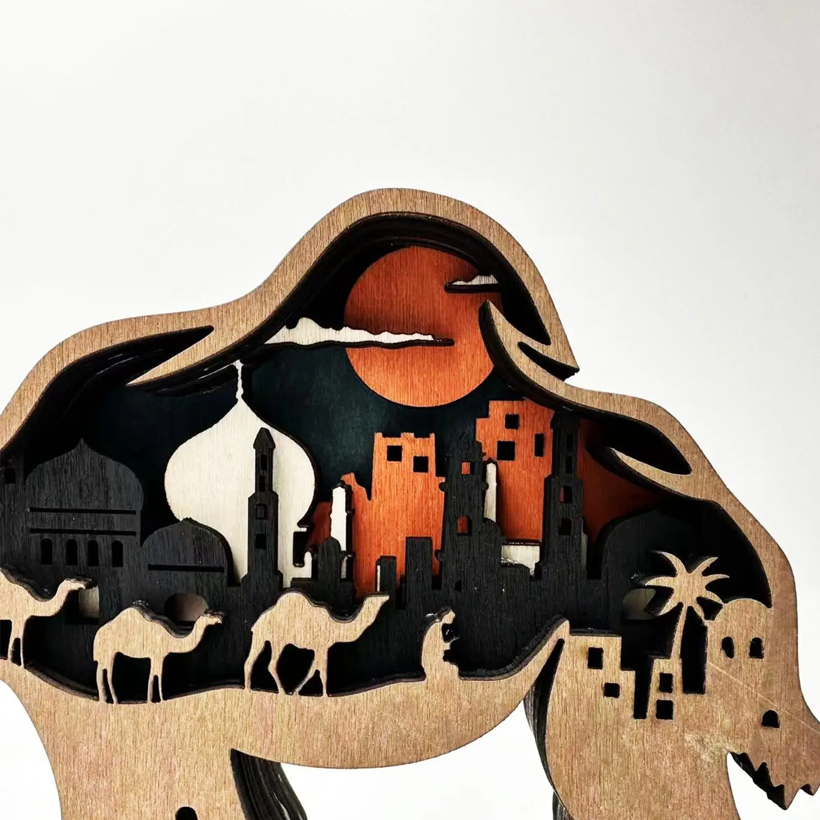 Camel Statue Decor Camel Figurine Retro Camel Sculpture Camel Ornament for Bookshelf Coffee Table Cabinets Shelf Home Bedroom