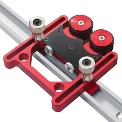 Clear-Cut Stock Guides W/ Elastic One-way Wheel - Adjustable Feather Loc Board Anti Rebound Roller Guides Safety Pushing Tool