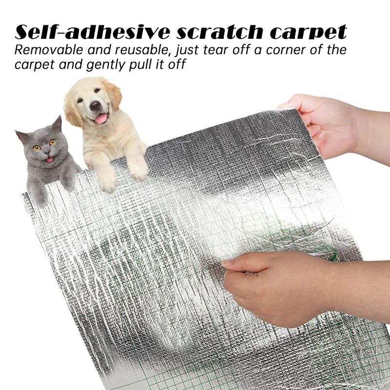 Self-Adhesive Cat Scratching Mat Cat Scratching Furniture Protector Cat Scratching Blanket Anti-Cat Scratching Mat
